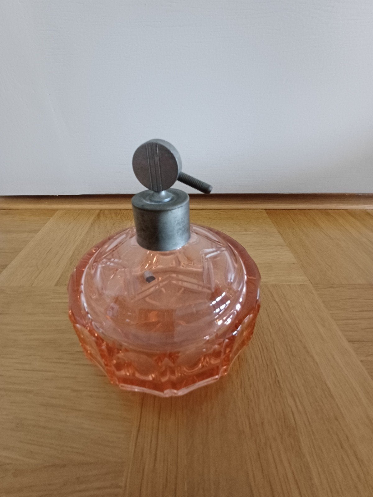 Art Deco Parfumverstuiver - Geslepen Glas, Antiek en Kunst, Ophalen of Verzenden