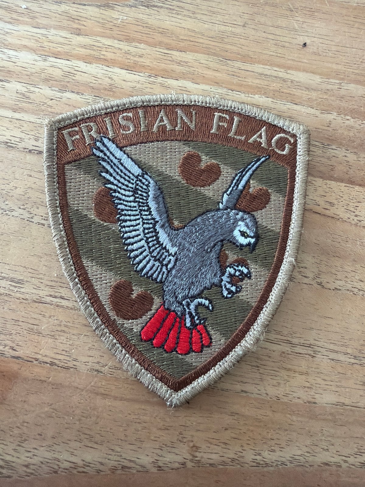 Frisian Flag Embleem - Luchtmacht Patch, Verzamelen, Ophalen of Verzenden, Luchtmacht, Nederland, Embleem of Badge