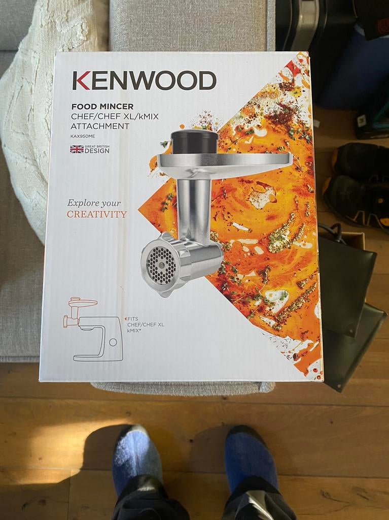 Kenwood Titanium CHEF, CHEF XL accessories, nieuwe set !, 1 tot 2 liter, Ophalen, Nieuw, 1 snelheid