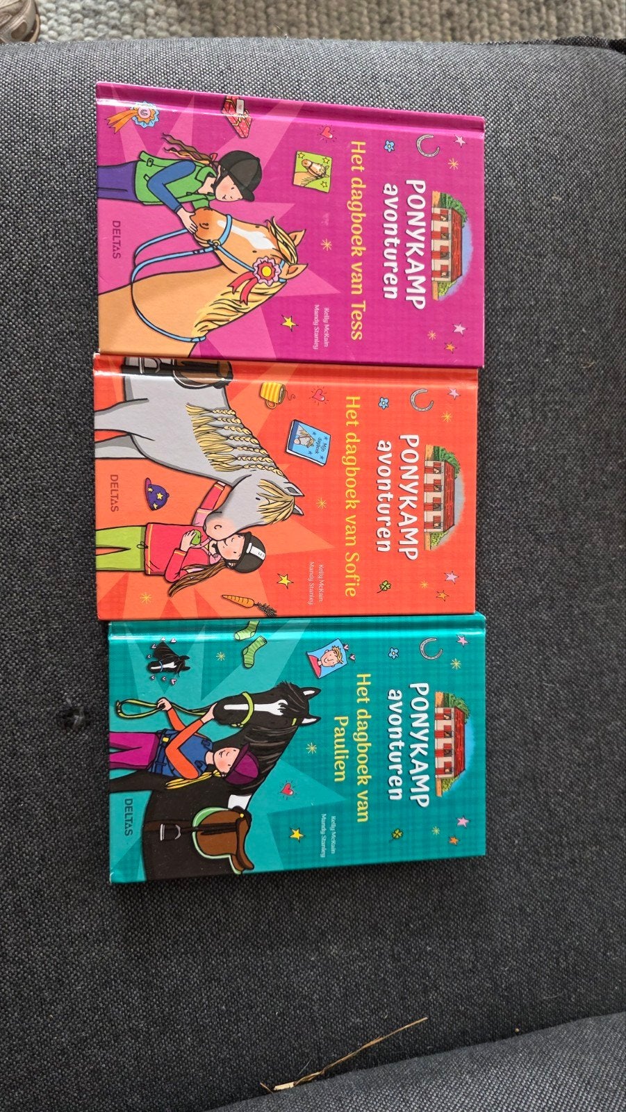 Ponykamp Avonturen: Het dagboek van Sofie, Tess en Paulien, Ophalen of Verzenden, Zo goed als nieuw, Kelly McKain, Mandy Stanley