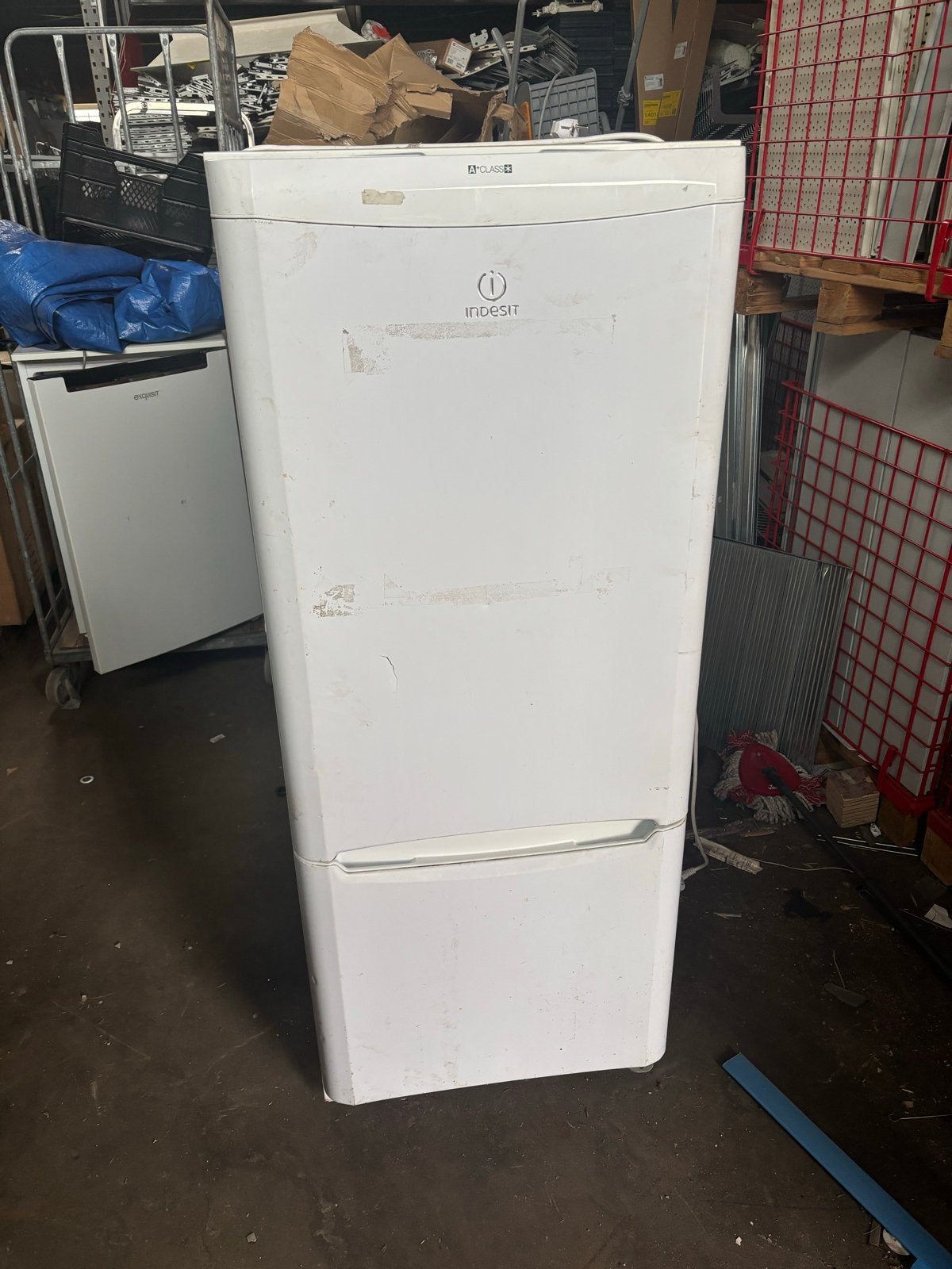 Indesit Koelkast met vriesvak - 157x60x62 cm, Ophalen, Gebruikt