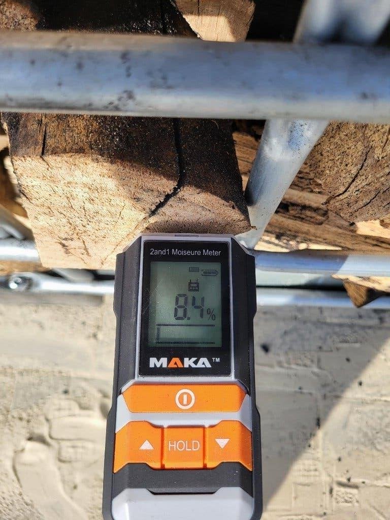 Haardhout Beuken 100 euro  m3 droog, 6 m³ of meer, Ophalen, Beukenhout, Blokken