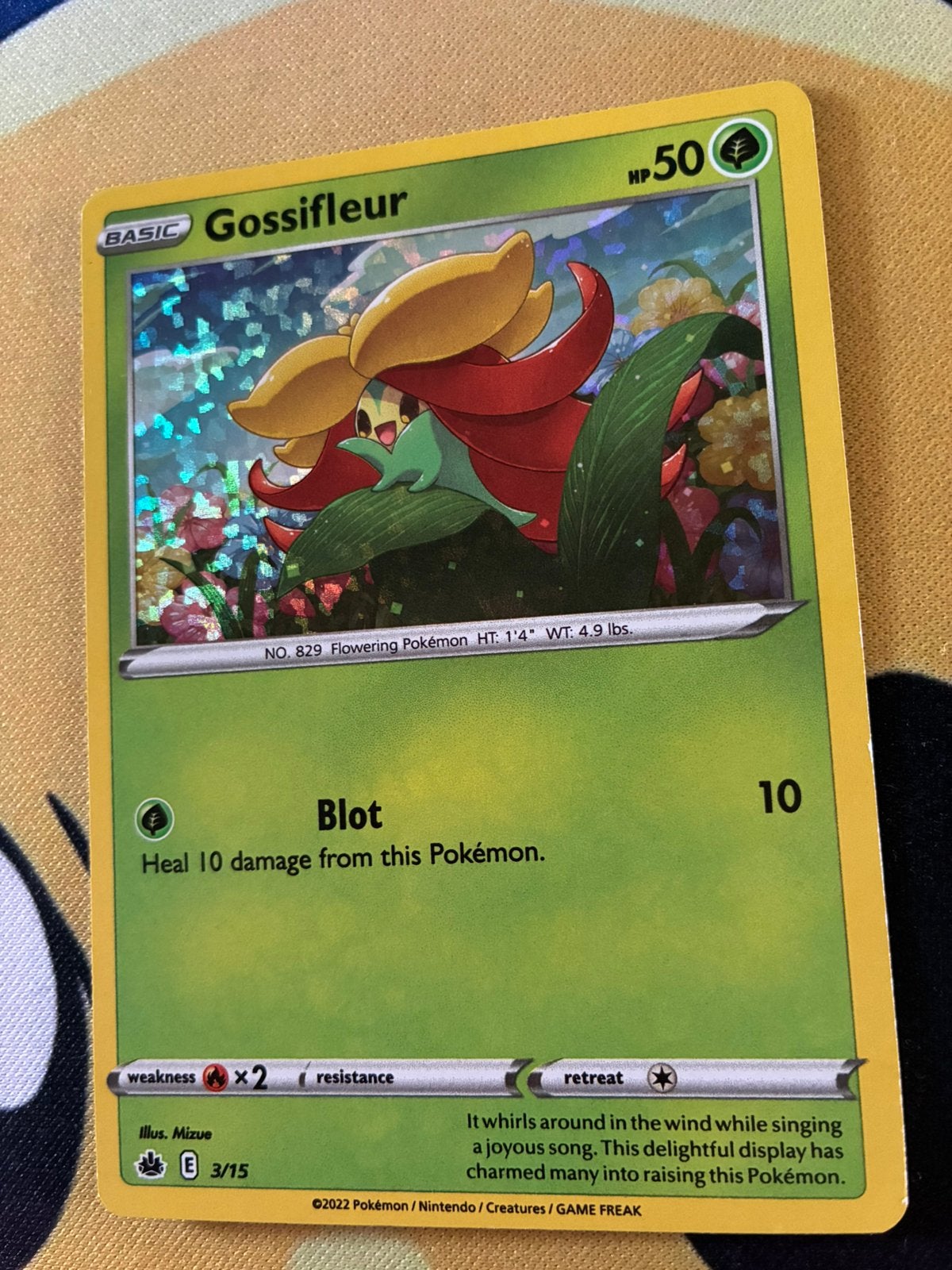 Gossifleur 3/15 McDonald’s 2022 Confetti Holo, Ophalen of Verzenden, Zo goed als nieuw