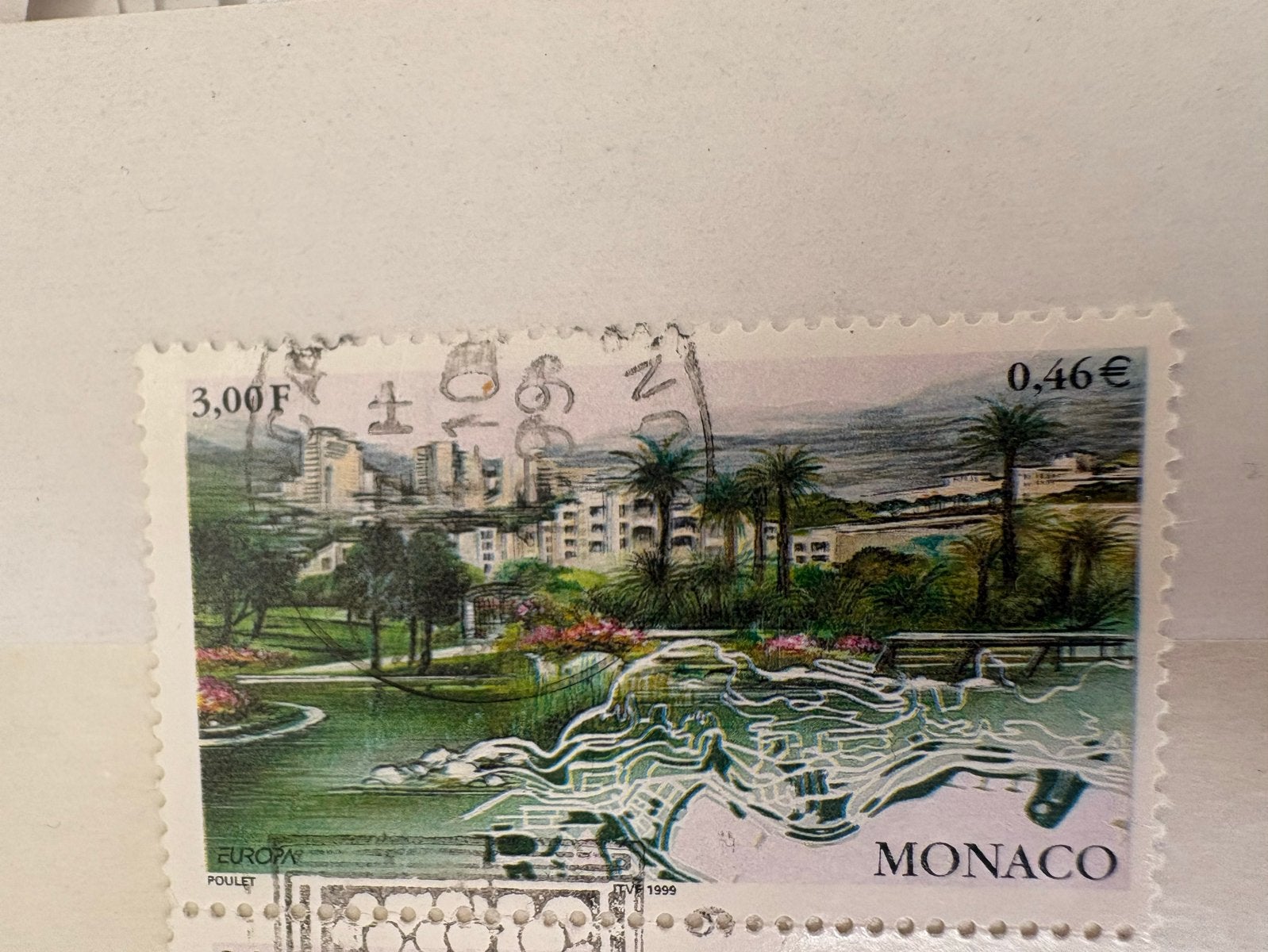 Monaco postzegel 1999 - Europa, Postzegels en Munten, Postzegels | Europa | België, Met stempel, Europa, Frankeerzegel, Ophalen of Verzenden