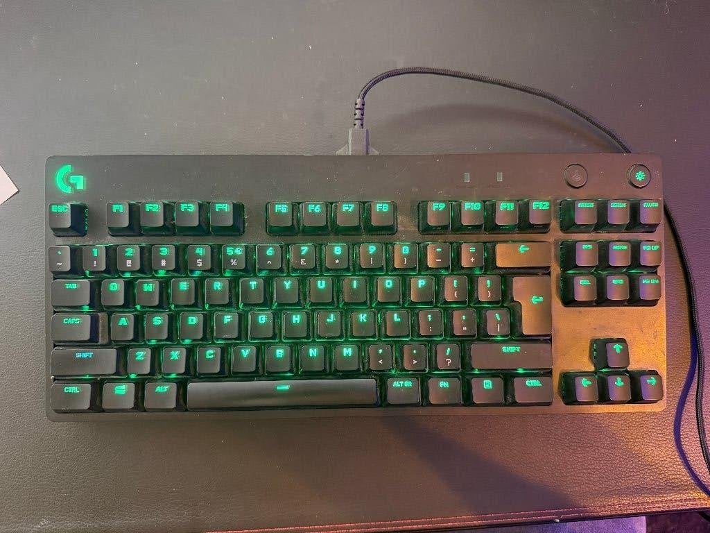Logitech Gaming Pro Toestenbord, Computers en Software, Logitech G, Verlichte toetsen, Ophalen of Verzenden, Zo goed als nieuw
