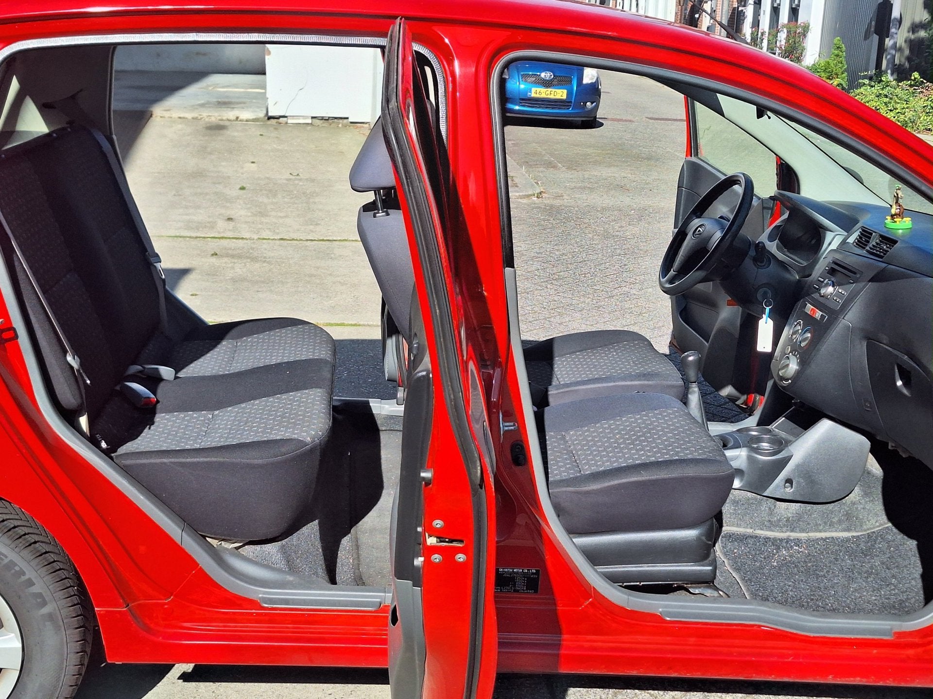 Daihatsu Cuore €1150,-1.0 Trend Aircondition Apk 03/2027, Voorwielaandrijving, Stof, 18 €/maand, 4 stoelen
