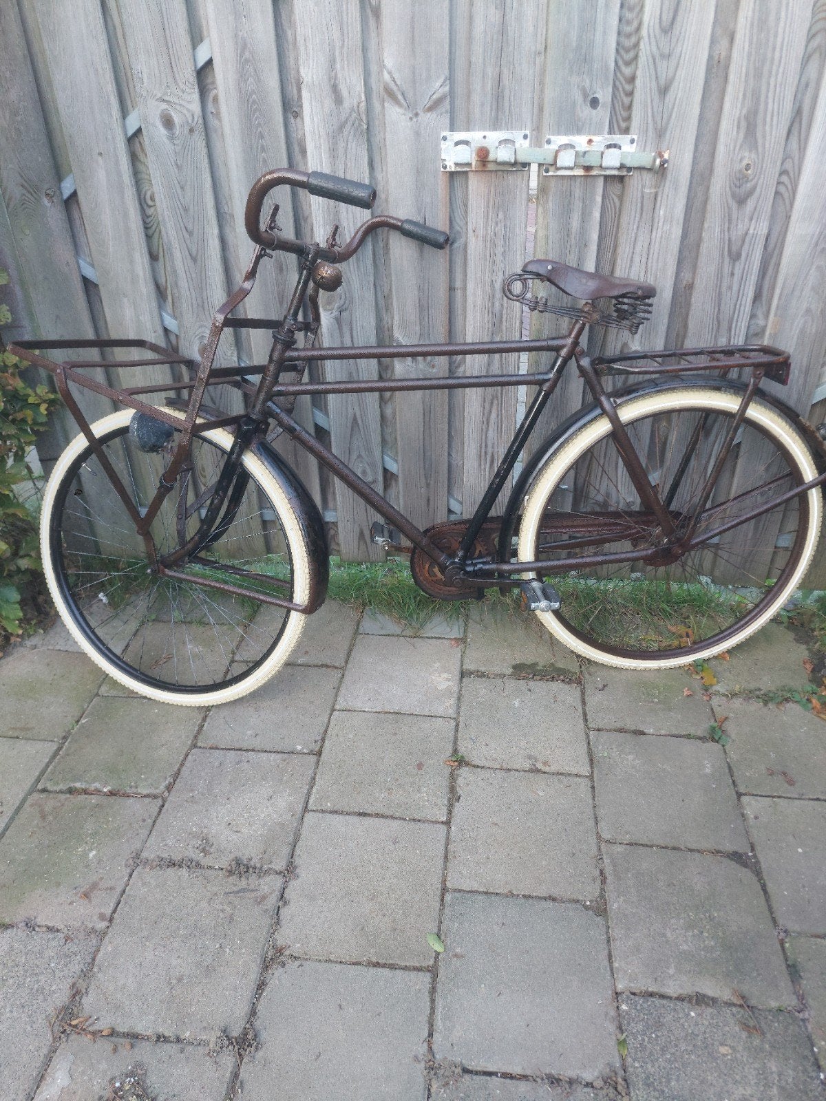 Gazelle transportfiets 1948, Fietsen en Brommers, Ophalen, Terugtraprem, Gazelle, Onbekend