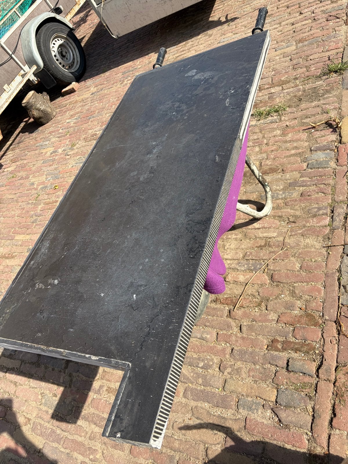 Natuursteen blad, Ophalen of Verzenden, Natuurlijk materiaal, Zwart, Overige merken