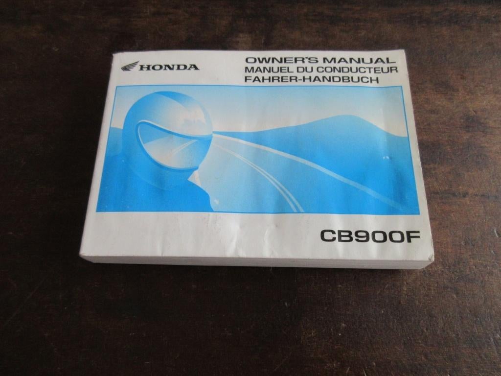 Honda CB900F owner's manual handleiding, Motoren, Ophalen of Verzenden, Honda
