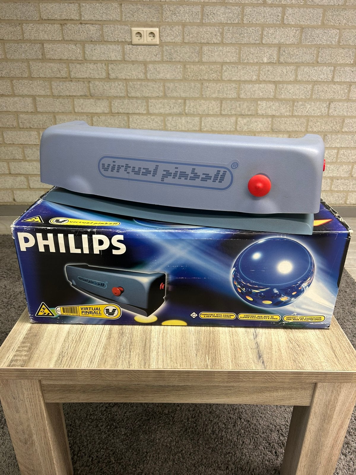 Retro Philips Virtual Pinball PC Controller (1996) - CIB, Verzenden, Overige genres, 1 speler, Zo goed als nieuw