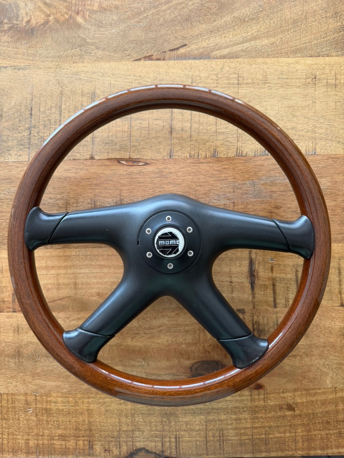Houten Momo stuurwiel ML36, Ophalen, Gebruikt