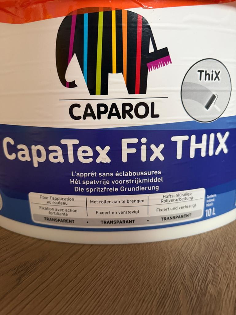 CapaTex Fix THIX 10L - Spatvrije Voorstrijk voor Verf, Ophalen, Overige kleuren, 5 tot 10 liter, Nieuw