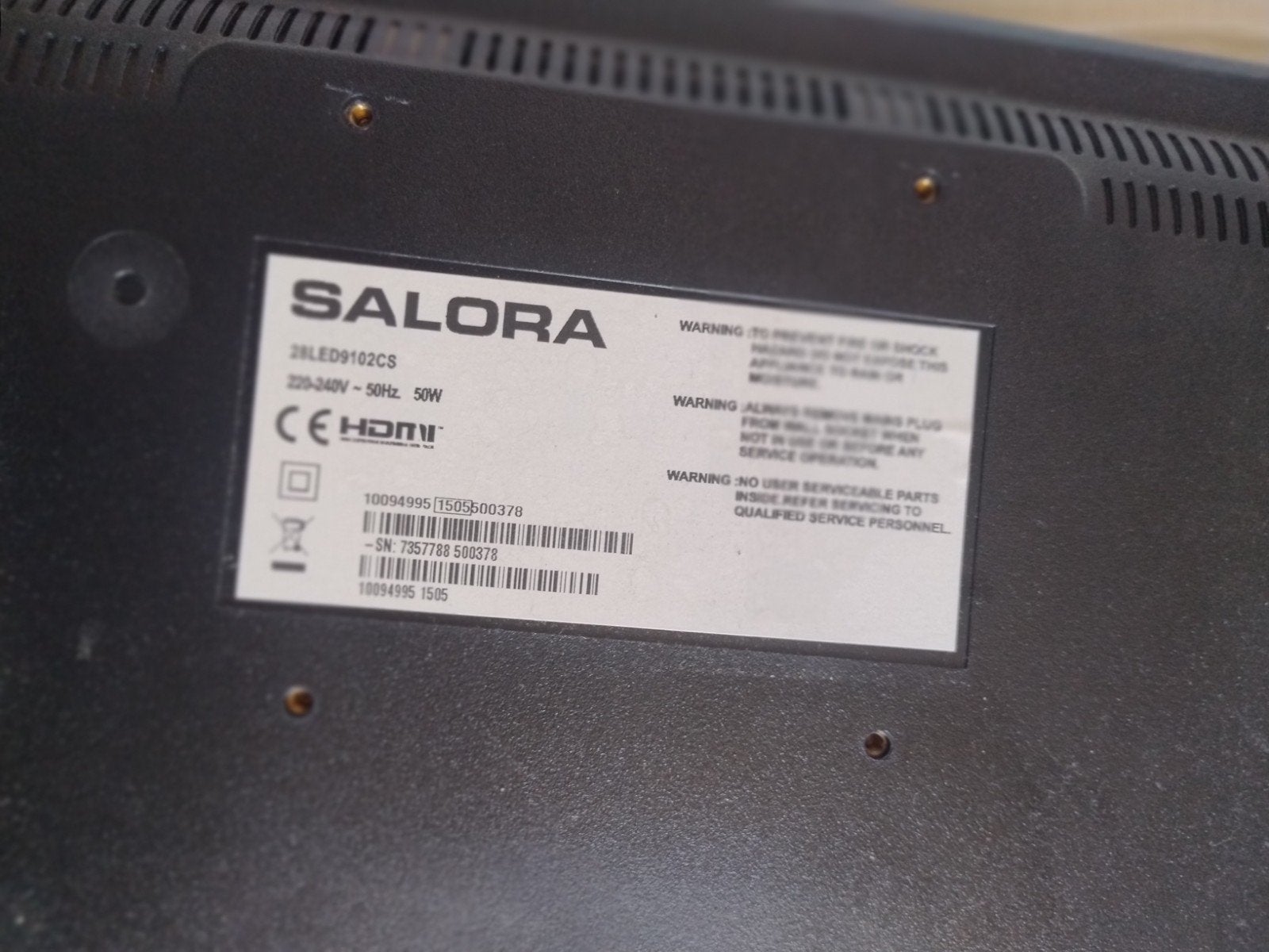 Foto 4 van Salora 28LED9102CS LED TV - 28 inch