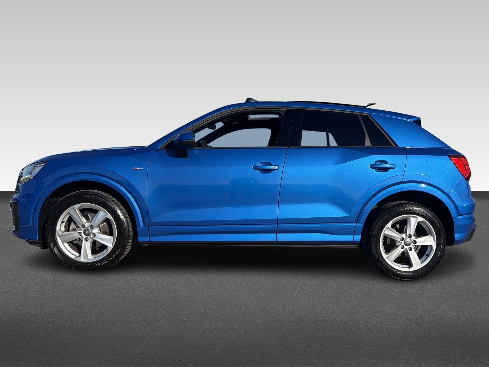 Audi Q2 35 TFSI 150pk S tronic S Edition, 15 km/l, 4 cilinders, Blauw, Origineel Nederlands