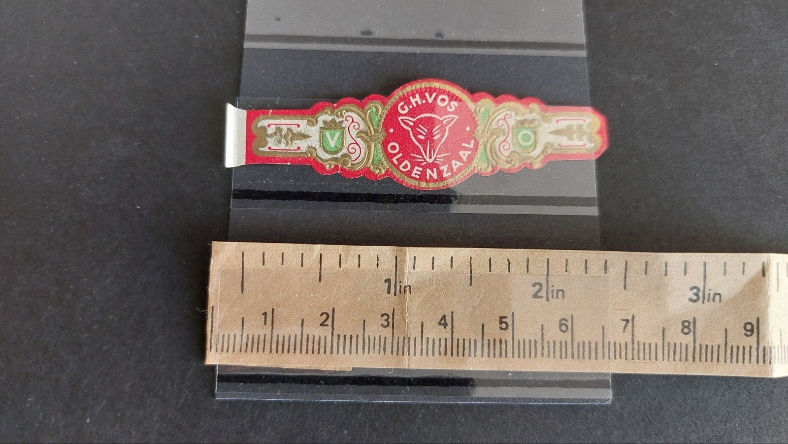 Sigarenbandje Oldenzaal G.H. Vos, Verzenden, Zo goed als nieuw, Sigarenbandjes