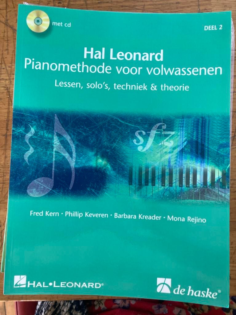 Hal Leonard Pianomethode voor volwassenen Deel 2 met CD, Muziek en Instrumenten, Overige genres, Les of Cursus, Nieuw, Ophalen of Verzenden
