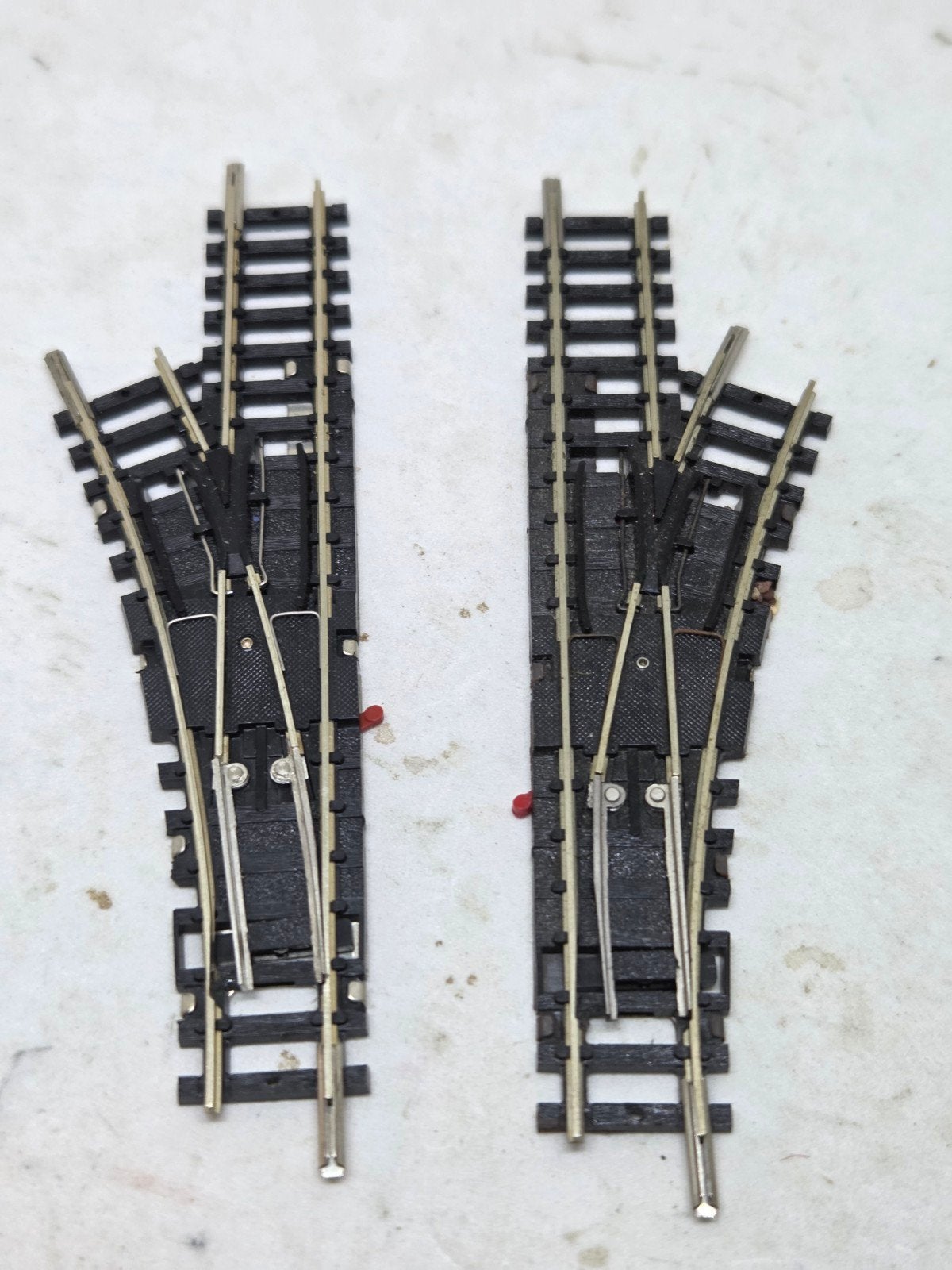 Minitrix 4961 en 4963 24 wissels - Meerdere stuks, Ophalen of Verzenden, Gebruikt, Rails, Overige merken