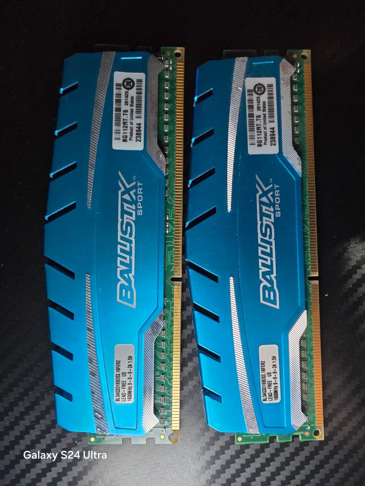 Crucial Ballistix Sport DDR3 RAM 2x 4GB 1600MHz, Computers en Software, RAM geheugen, 8 GB, DDR3, Ophalen of Verzenden, Zo goed als nieuw