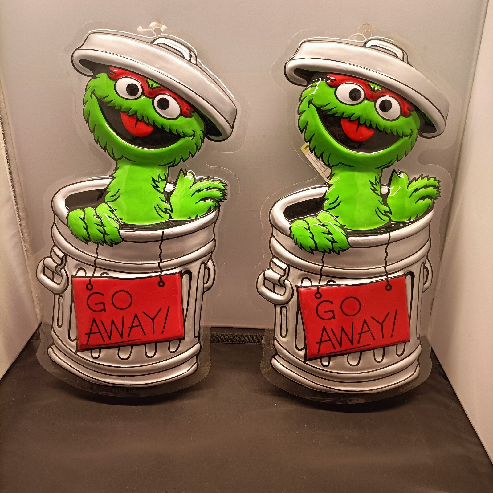 Sesamstraat Oscar the grouch wanddeco's, Verzenden, Zo goed als nieuw, Jongen of Meisje