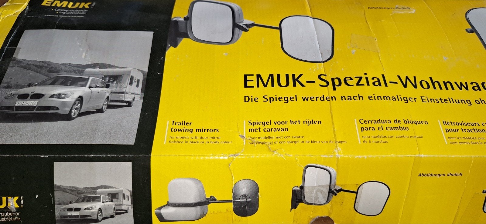 Emuk Opzetspiegel Alhambra/ Yeti / Tiguan, Sharan 2007-heden, Ophalen of Verzenden, Gebruikt