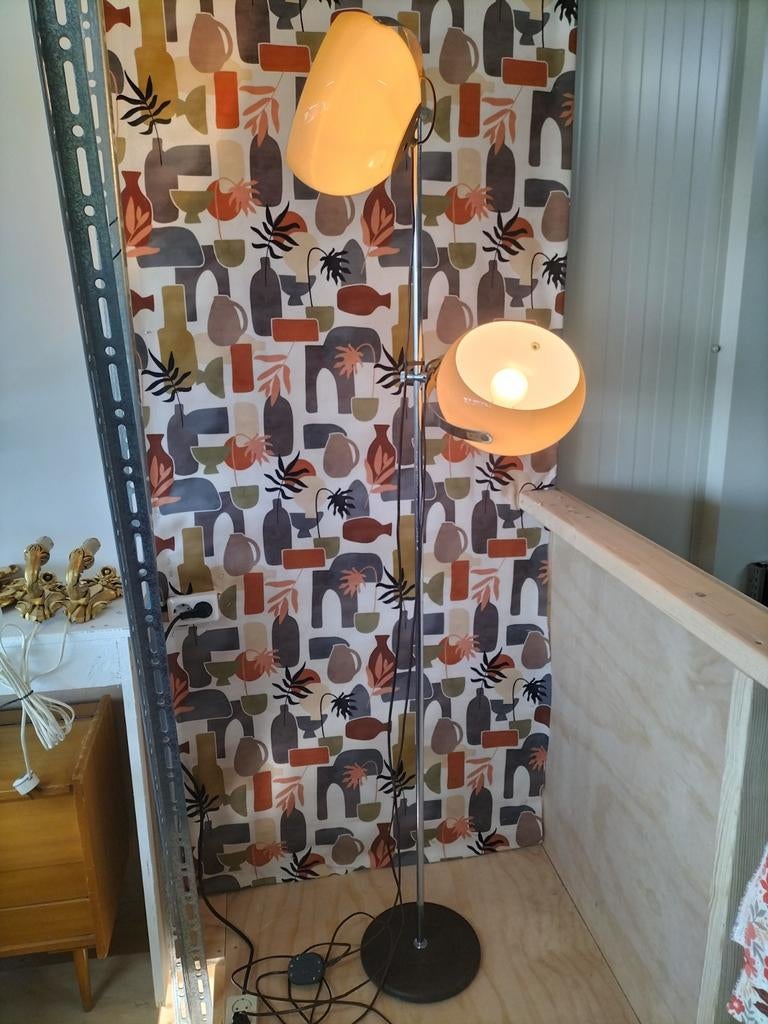 Dijkstra staande mushroom vloerlamp vintage, Ophalen, Gebruikt, Geen, 150 tot 200 cm