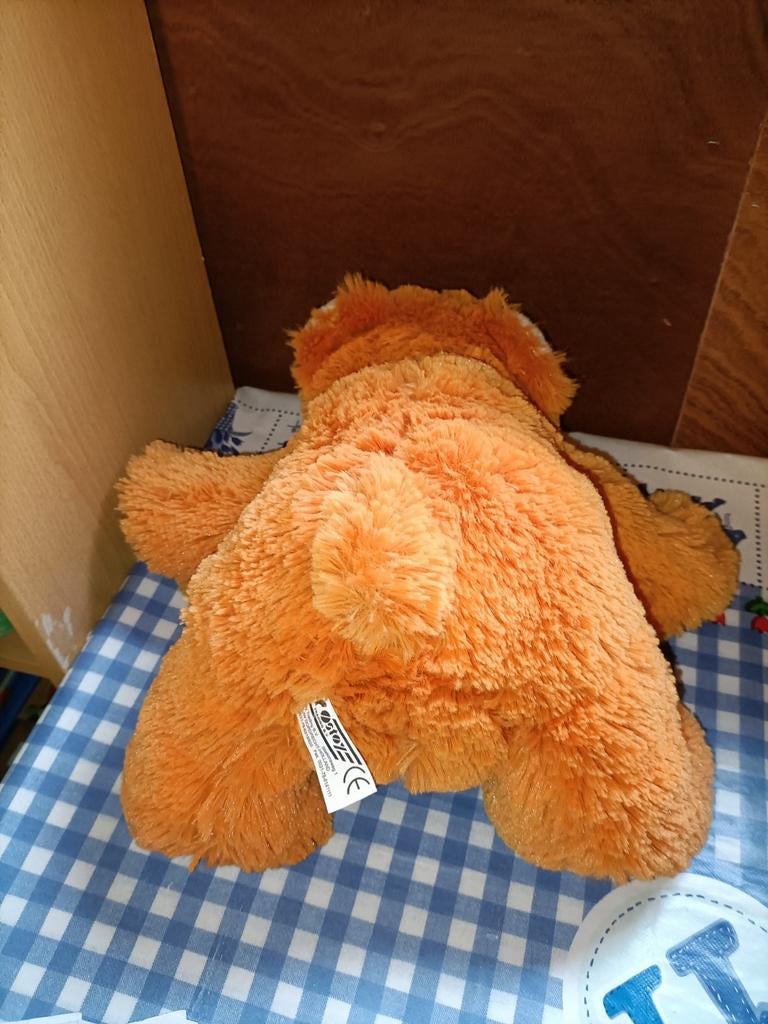 Oranje beer Ostoy (Kika) 30 cm groot, Ophalen of Verzenden, Zo goed als nieuw, Beer
