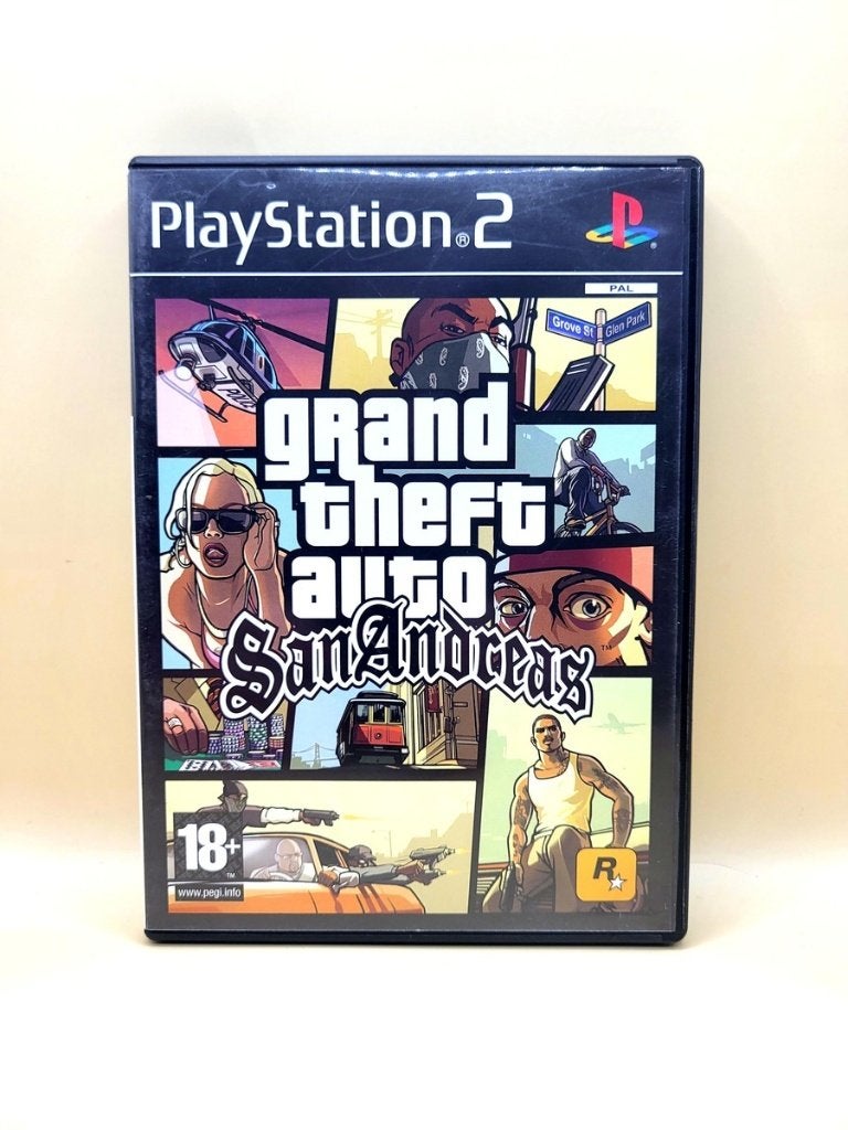 Grand Theft Auto San Andreas - PlayStation 2 - PS2, Avontuur en Actie, Vanaf 18 jaar, 1 speler, Sony support