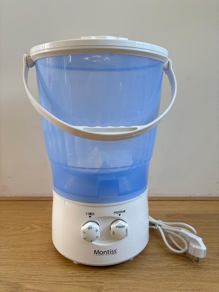 Mini Montiss vakantie -wasmachine - camping, kamperen,enz, Ophalen of Verzenden, Gebruikt