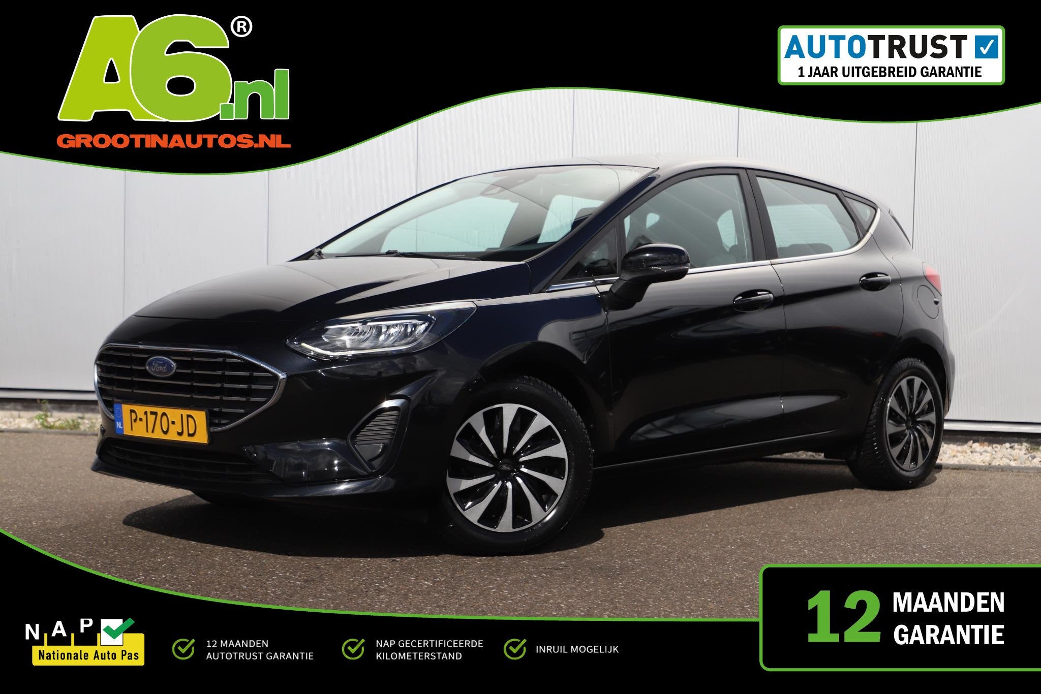 Ford Fiesta 1.0 EcoBoost Hybrid Titanium 125PK Carplay Andro