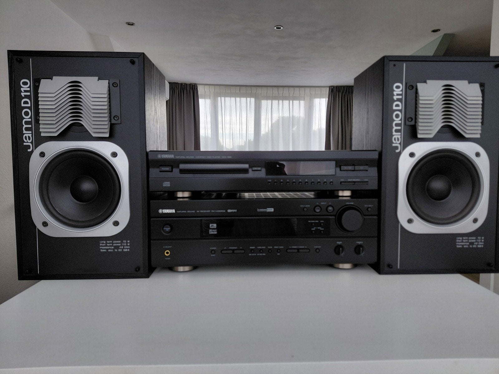 Yamaha versterker en cd speler compleet met Jamo luidspeaker, Gebruikt, Losse componenten, Speakers, Ophalen