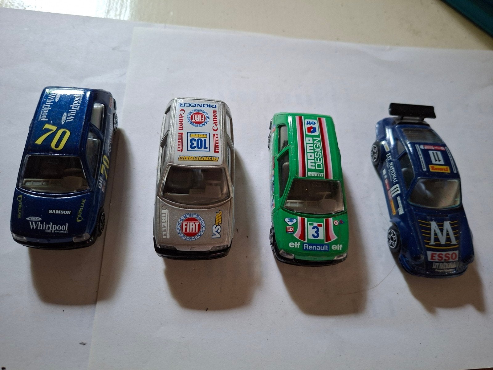 Bburago Schaal 1:43 Rally en Sportauto's (4 stuks), Ophalen of Verzenden, Gebruikt