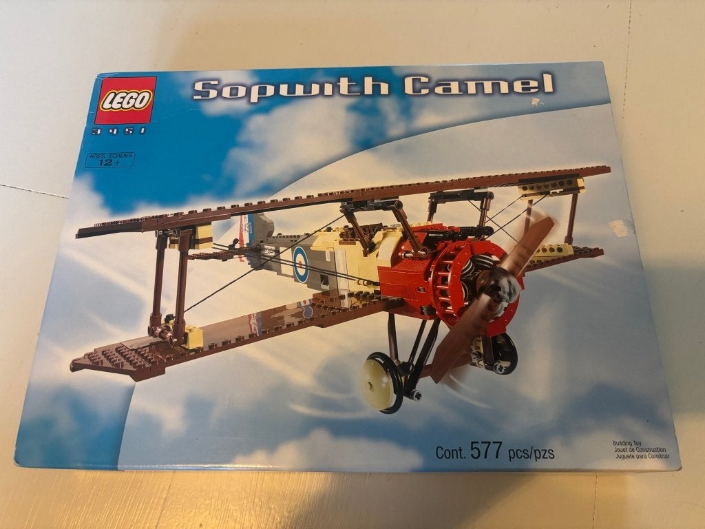 LEGO 3451 Sopwith Camel, Kinderen en Baby's, Speelgoed | Duplo en Lego, Lego, Nieuw, Ophalen of Verzenden, Compleet