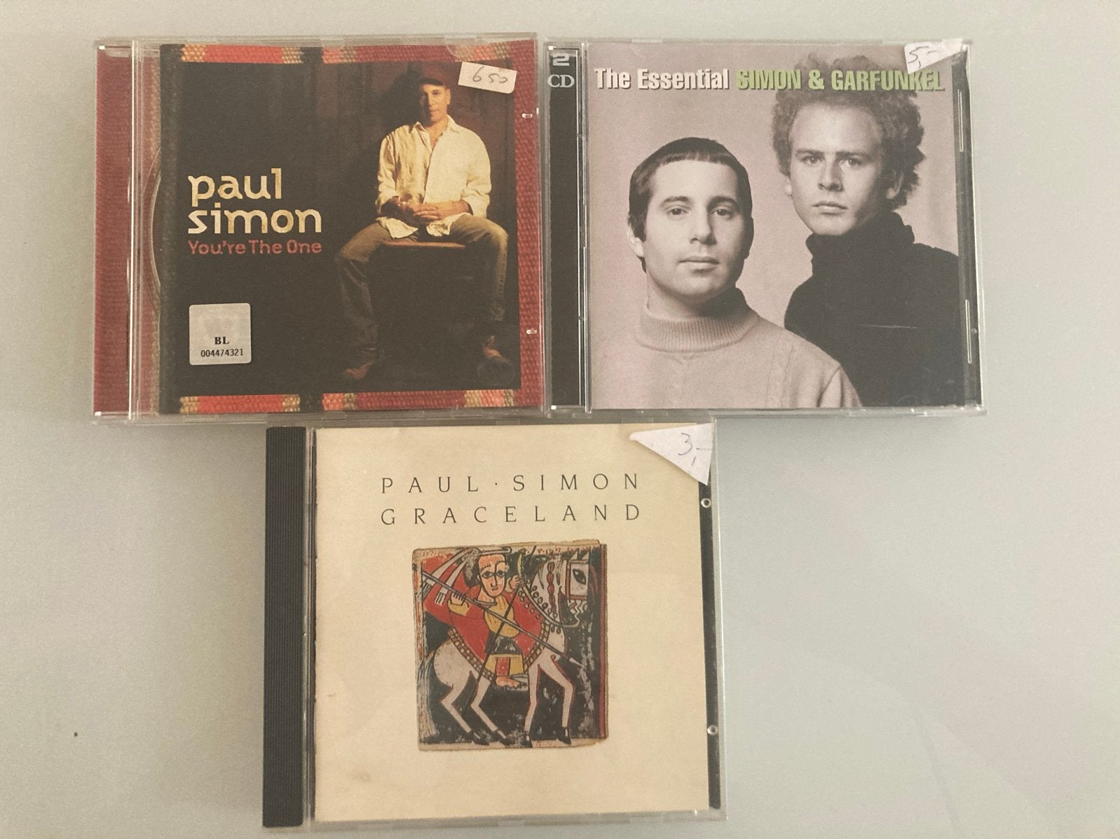 Paul Simon & Simon & Garfunkel CD's - Graceland, You're the, Ophalen of Verzenden, Gebruikt, Pop, Album