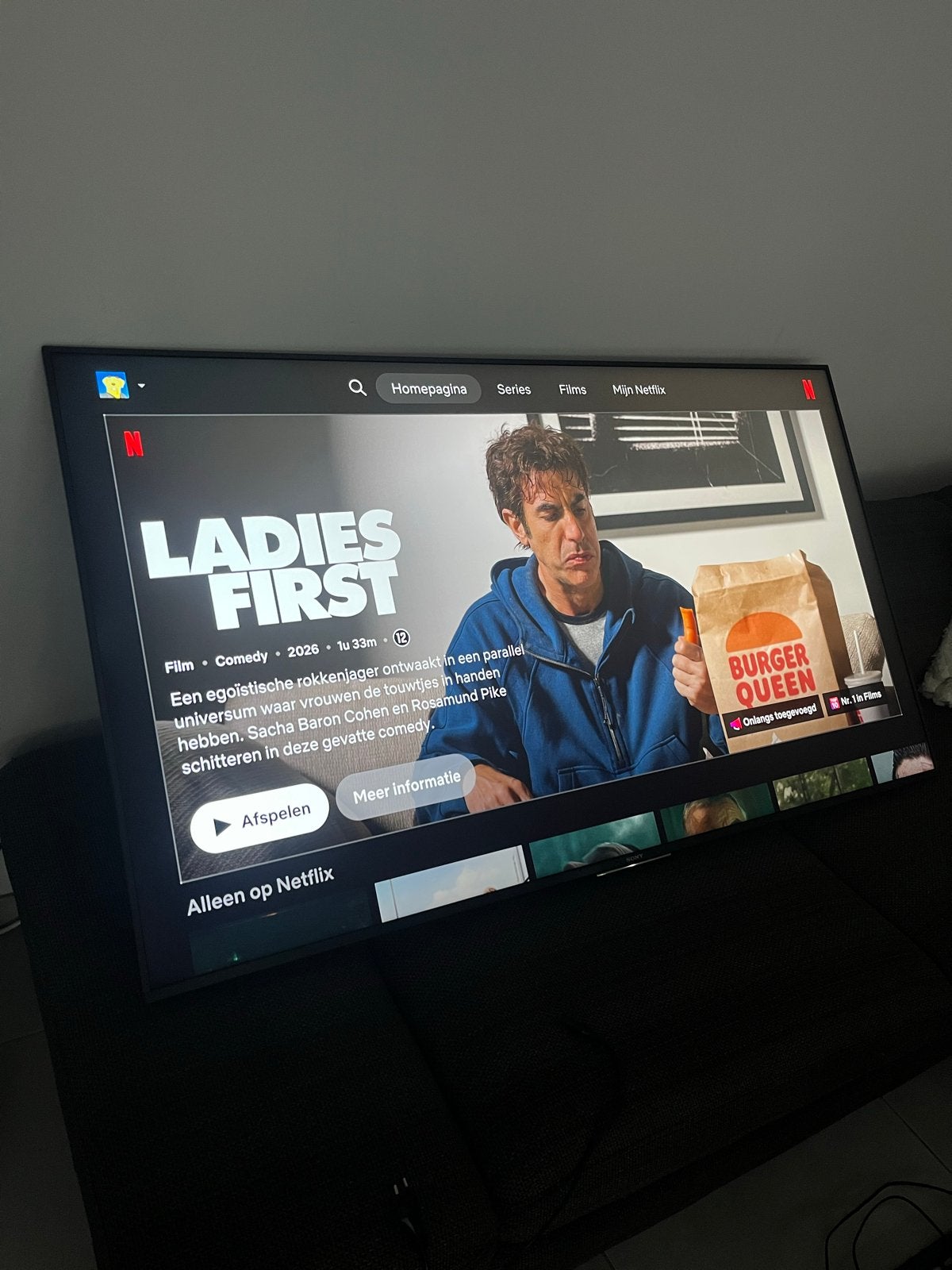 Sony 65 inch Smart TV 100Hz met muurbeugel en afstandsbedien, Gebruikt, Ophalen of Verzenden, 100 Hz, Smart TV