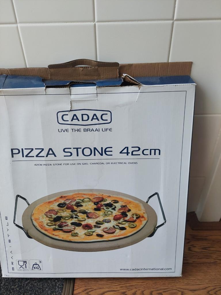 Pizzasteen voor op de scottelbraai., Tuin en Terras, Barbecue-accessoires, Ophalen