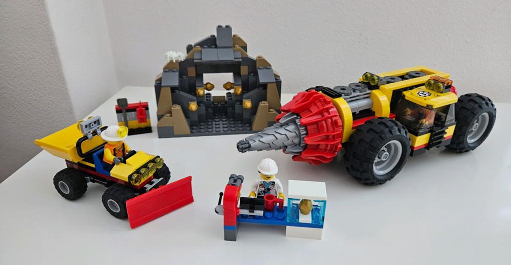 Lego City 60186 Mijnbouw Boormachine, Kinderen en Baby's, City, Lego, Ophalen of Verzenden, Zo goed als nieuw