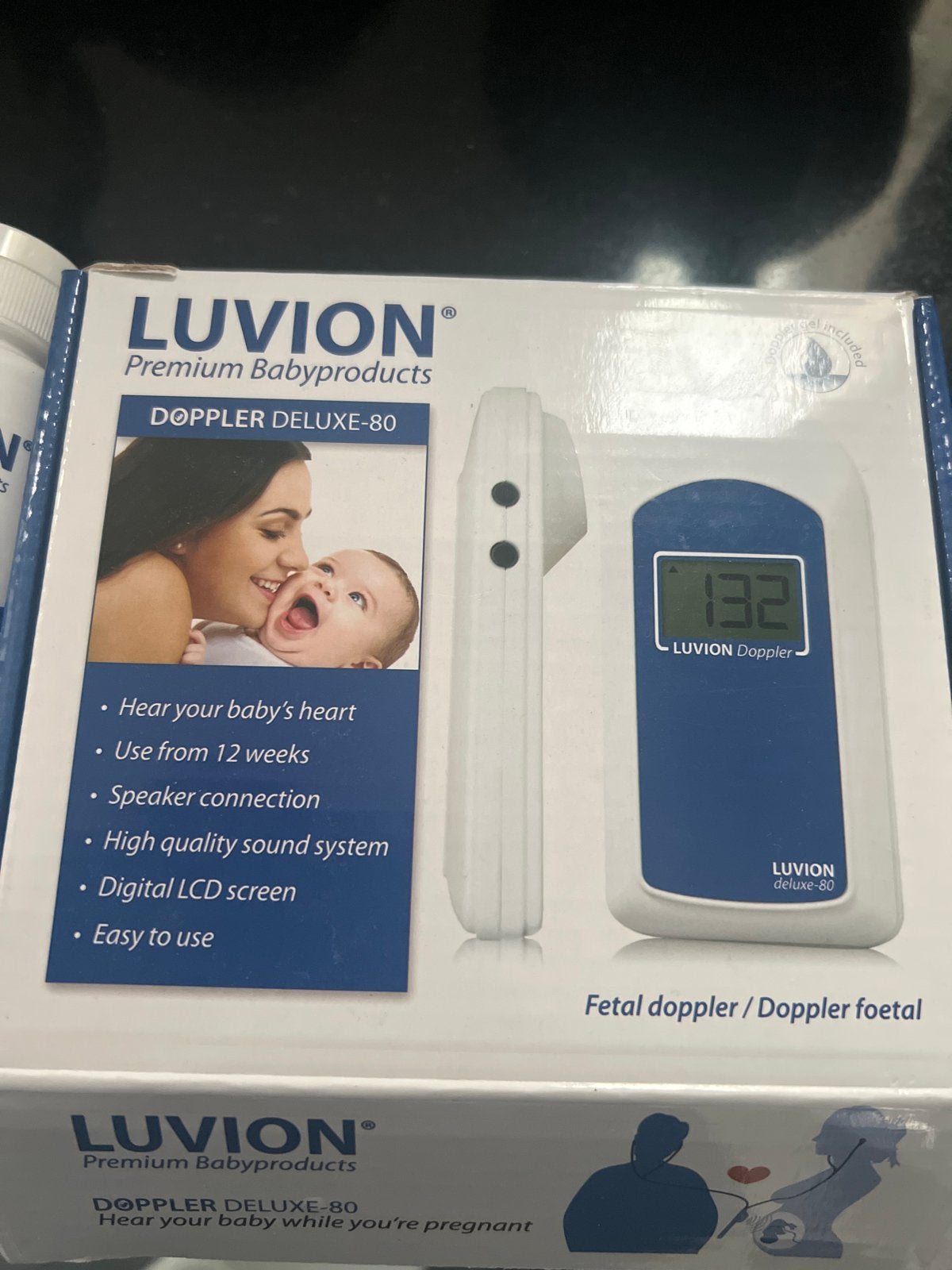 Luvion Doppler Deluxe-80 Foetale Doppler met Gel, Ophalen of Verzenden, Nieuw, Minder dan 100 meter, Digitaal