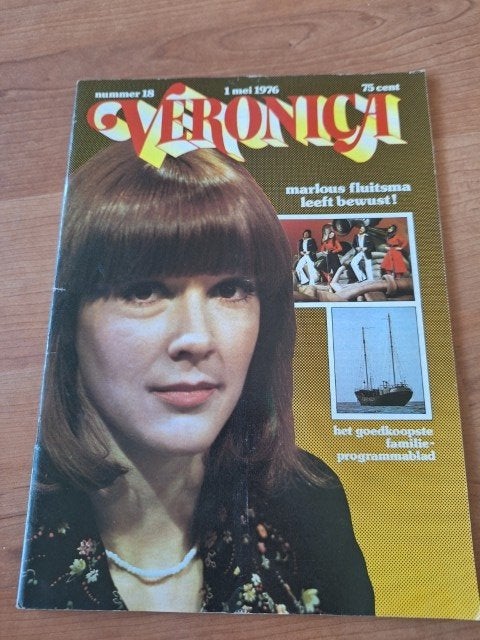 Veronica 1976 Marlous Fluitsma Brotherhood of Man Ivo Niehe, Verzenden, 1960 tot 1980, Nederland, Tijdschrift
