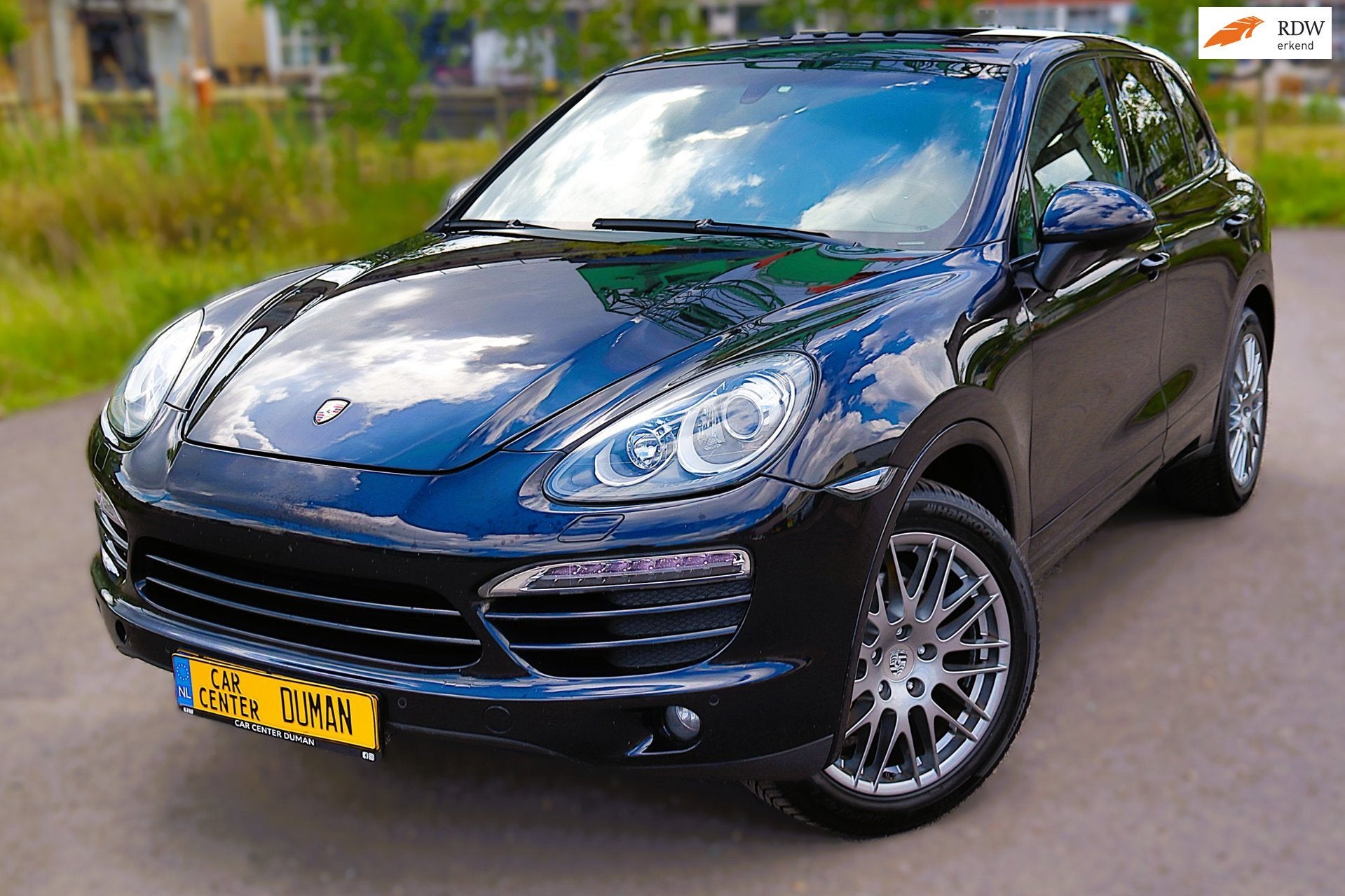 Porsche Cayenne 3.6 Leer Navi Clima Opendak Cruise Trekhaak, Automaat, 2005 kg, Gebruikt, Zwart