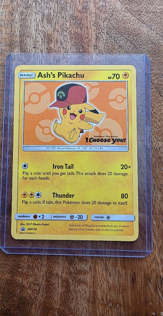 Ash's Pikachu sm110, Ophalen of Verzenden, Nieuw, Losse kaart