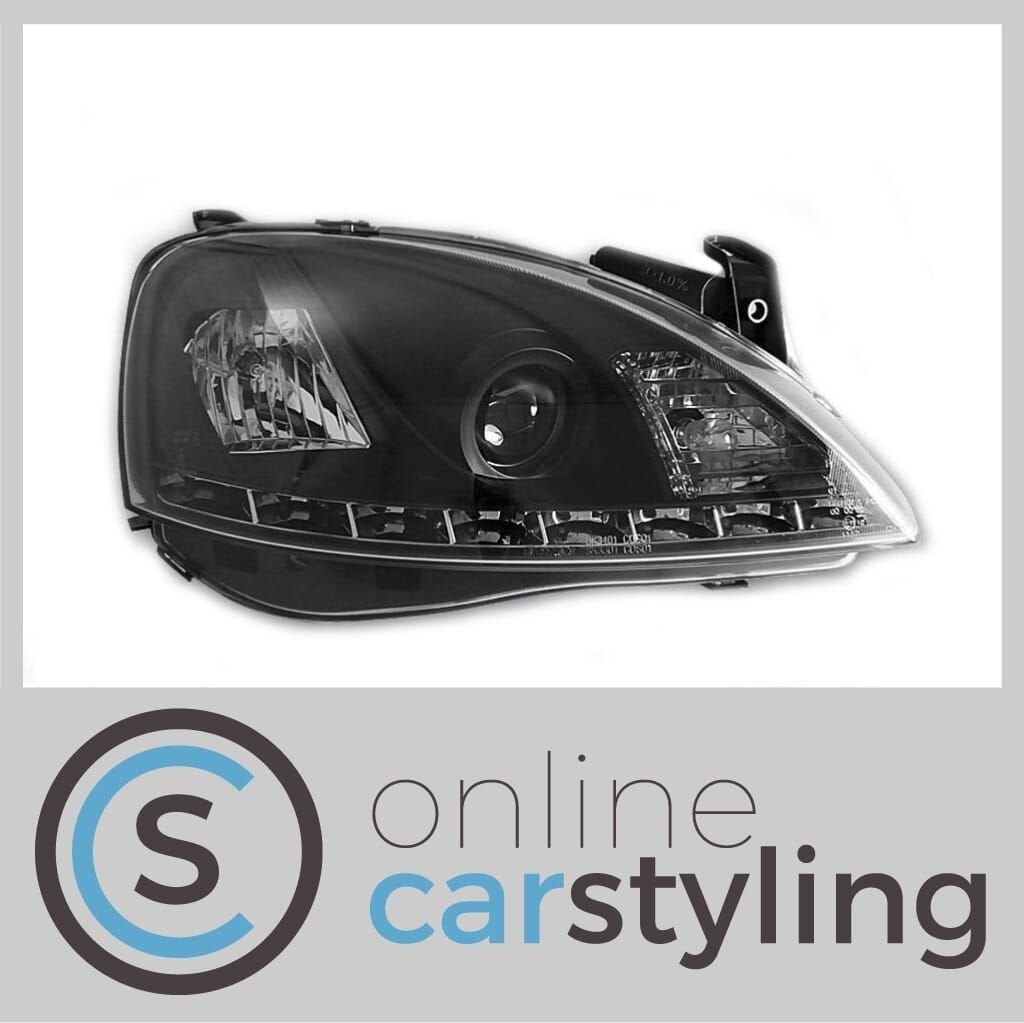 Devil Eyes Koplampen Opel Corsa C, Auto-onderdelen, Verlichting, Opel, Nieuw, Ophalen of Verzenden