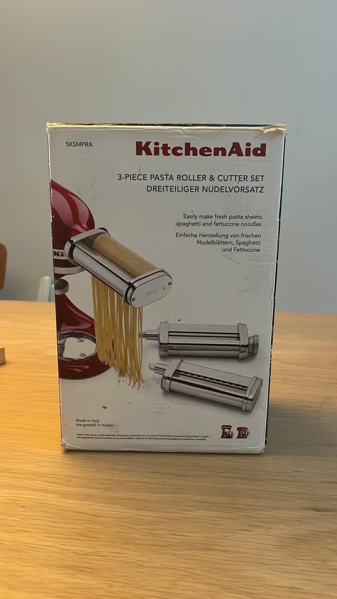 KitchenAid 3-delige pasta roller set COMPLEET, Witgoed en Apparatuur, Keukenmixers, 4 liter of meer, Ophalen of Verzenden, Nieuw