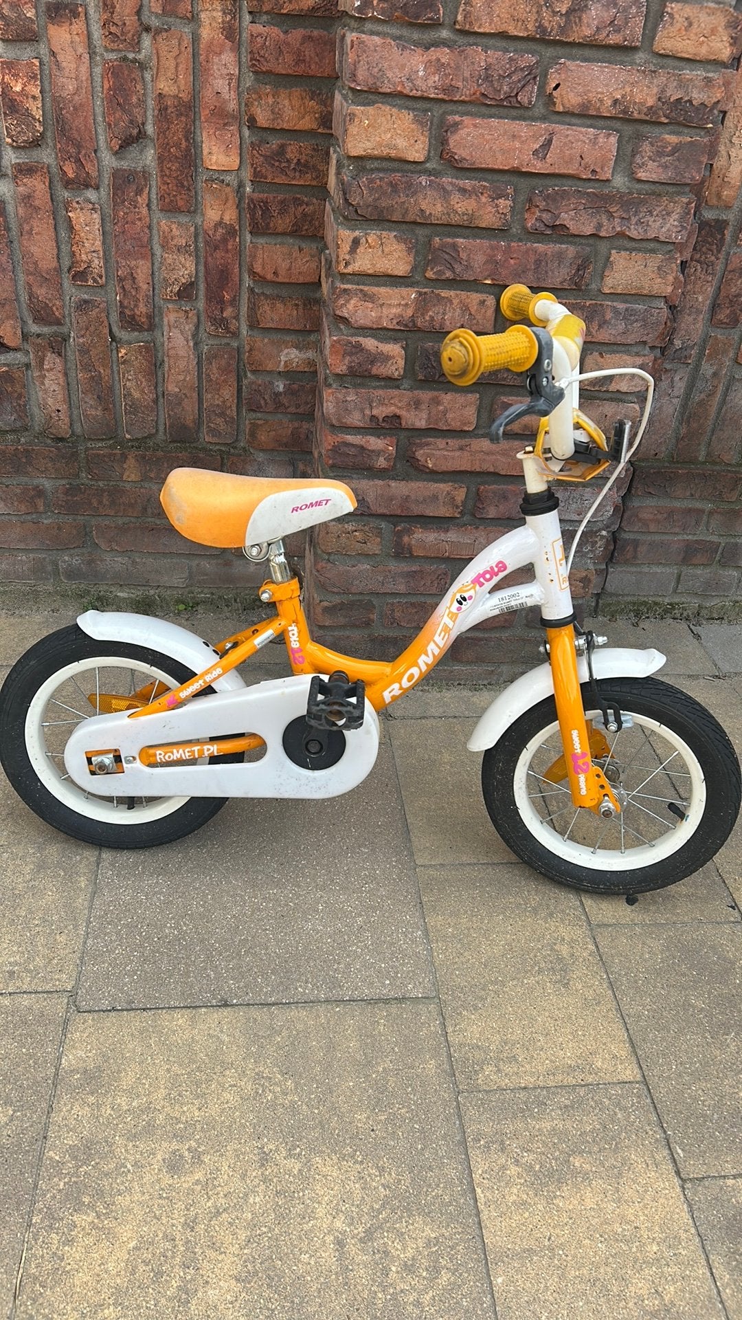 Kinderfiets 12inch, Ophalen, Gebruikt, Terugtraprem, Minder dan 16 inch