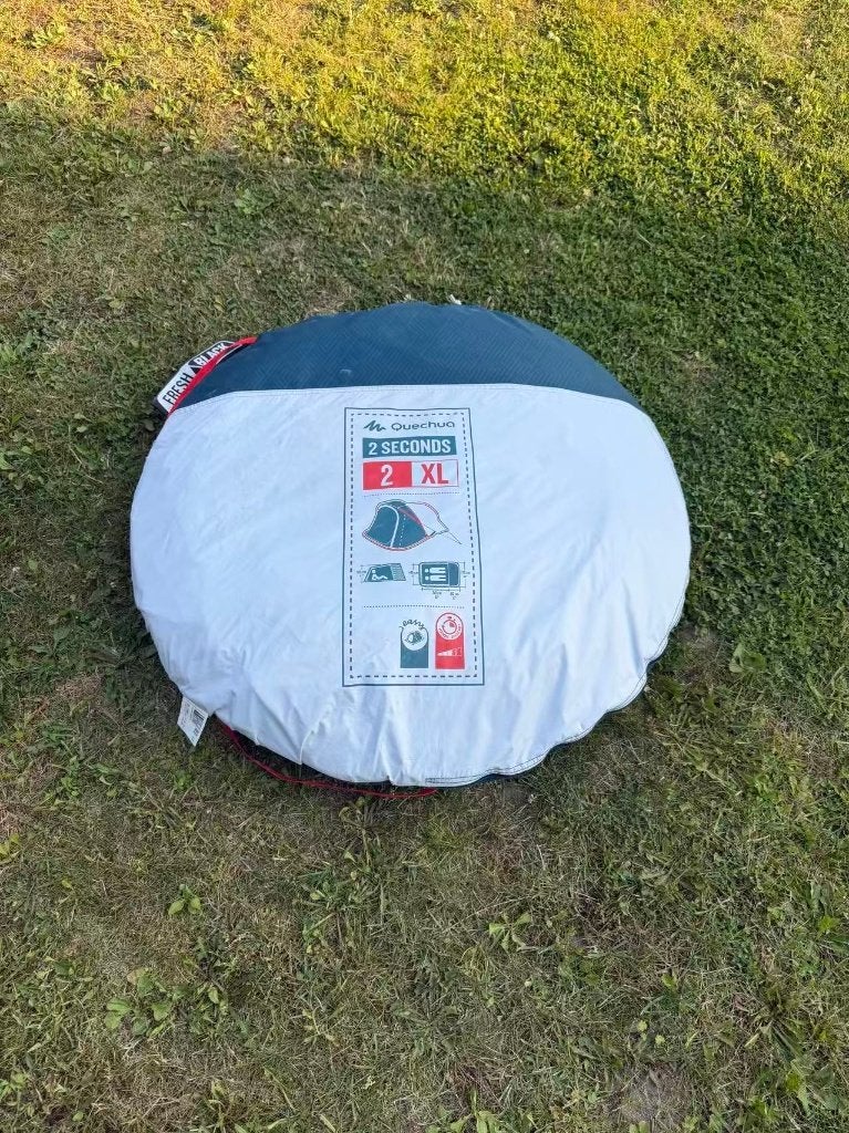 Quechua 2 Seconds 3 XL Fresh & Black Tent, Ophalen, Zo goed als nieuw, Tot en met 3