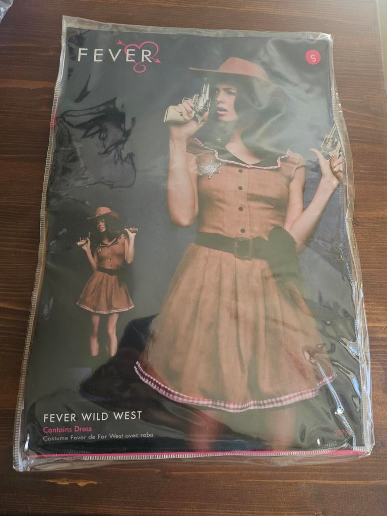 Ongebruikt-Fever Wild West Cowgirl Kostuum - Maat S, Fever, Nieuw, Ophalen of Verzenden, Overige thema's