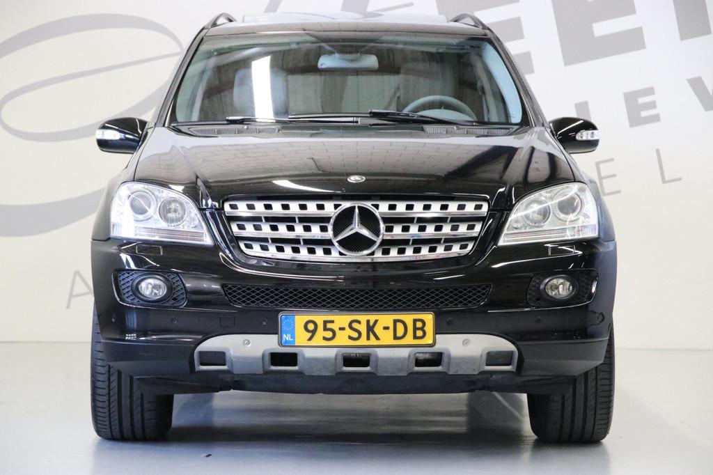 Mercedes-Benz M-klasse 500 Schuifdak/NAP/Origineel NL, Automaat, Gebruikt, Leder en Stof, Zwart