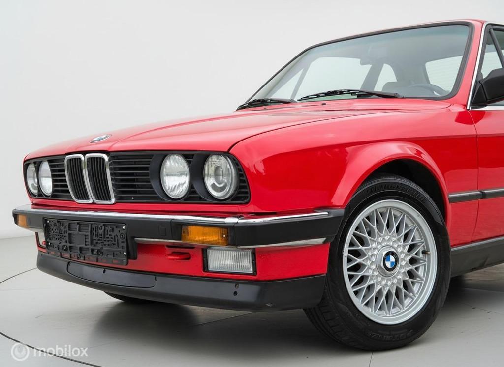 BMW 3-serie Cabrio 320i 6 cilinder e30 roestvrij originele s, Achterwielaandrijving, Gebruikt, 4 stoelen, Leder