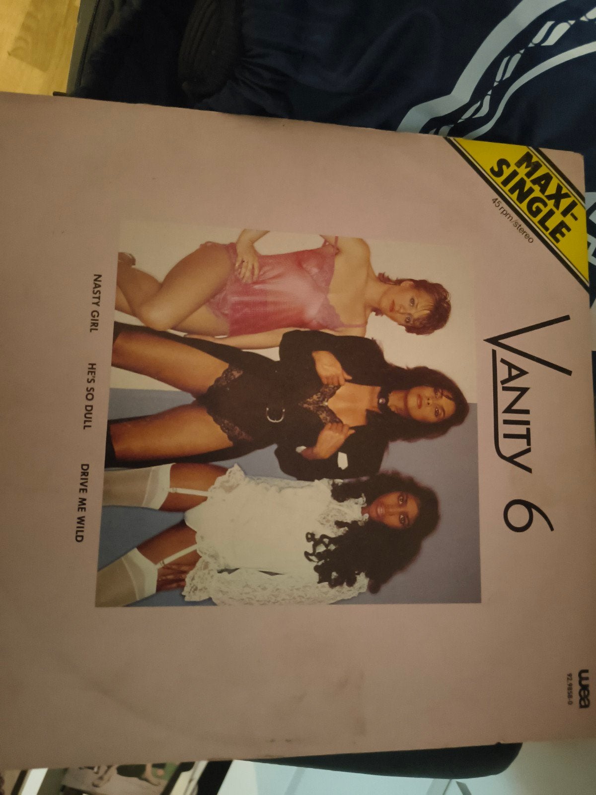 Vanity 6 - Nasty Girl Maxi-Single (45 rpm stereo), Cd's en Dvd's, Gebruikt, Ophalen of Verzenden, EP, 12 inch