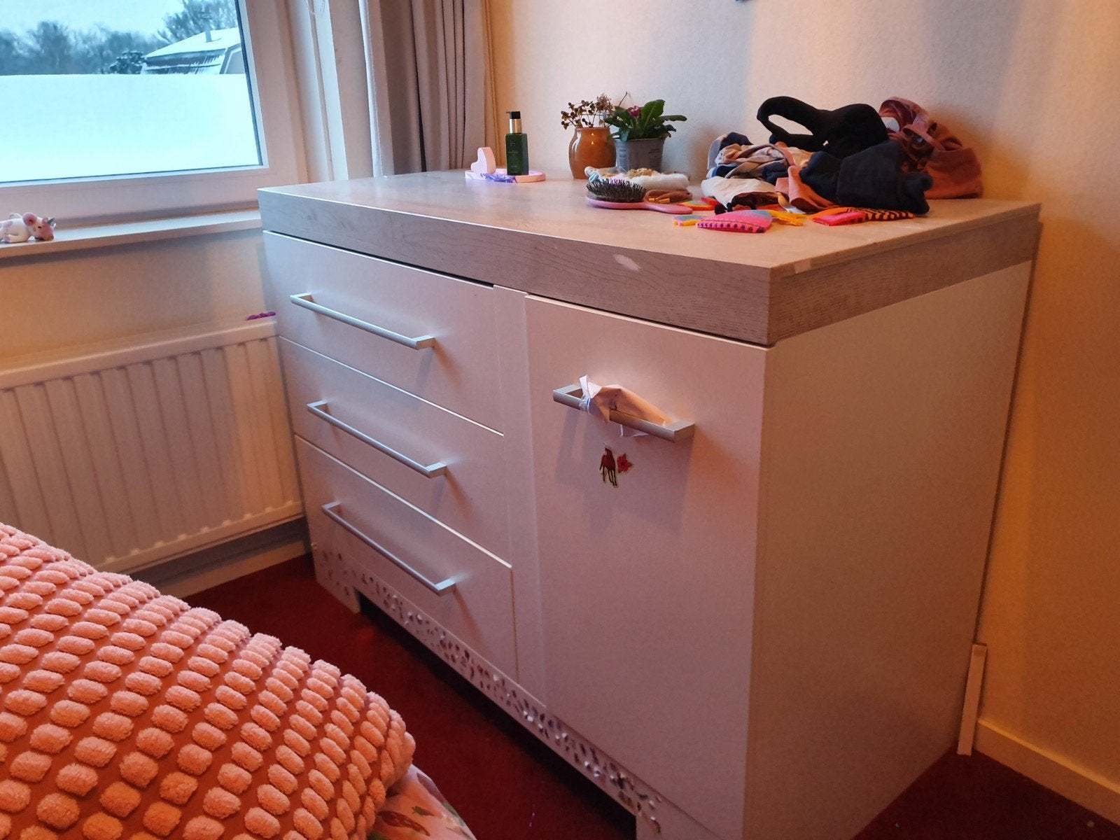 Commode, Kinderen en Baby's, Kinderkamer | Commodes en Kasten, Ophalen, Gebruikt, 50 tot 70 cm, 100 cm of meer