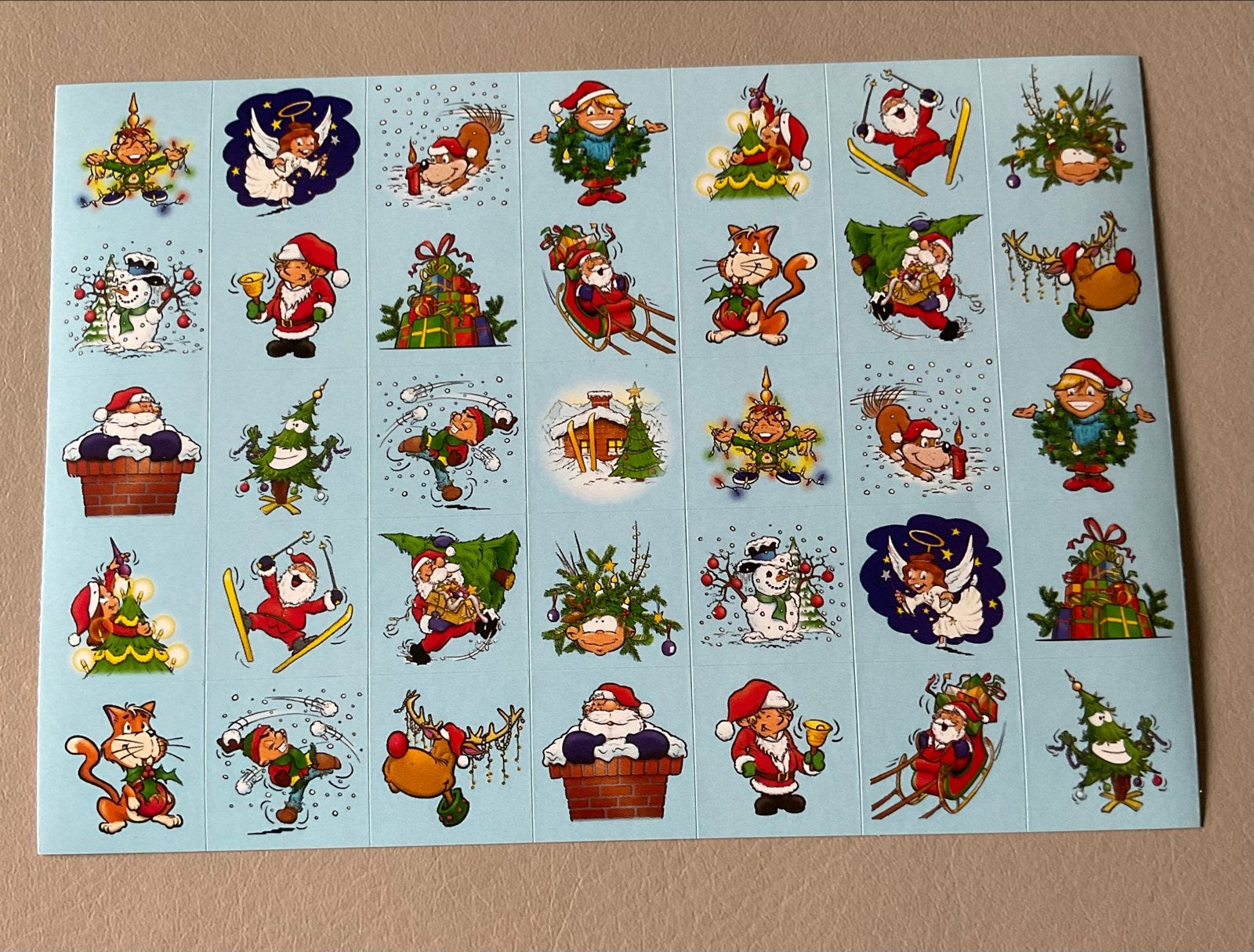 Kerstfeest stickervel - De Stulp - Nieuw, Verzamelen, Ophalen of Verzenden, Nieuw, Overige typen